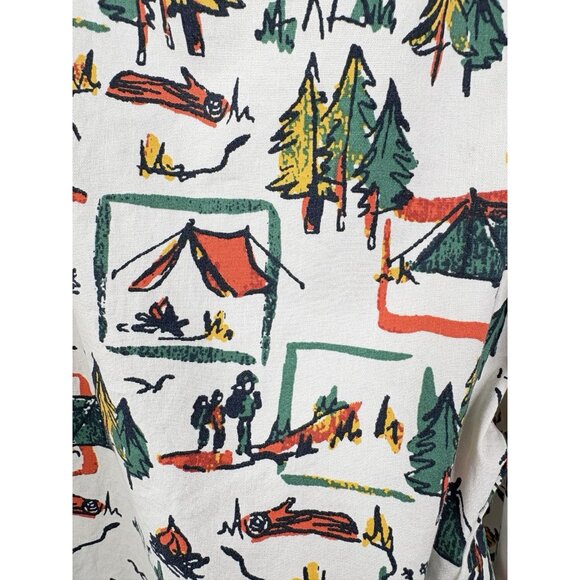 LL Bean Comfort Stretch Woven Sleep Pants Men’s Large Camping Hiking AOP - Picture 6 of 13